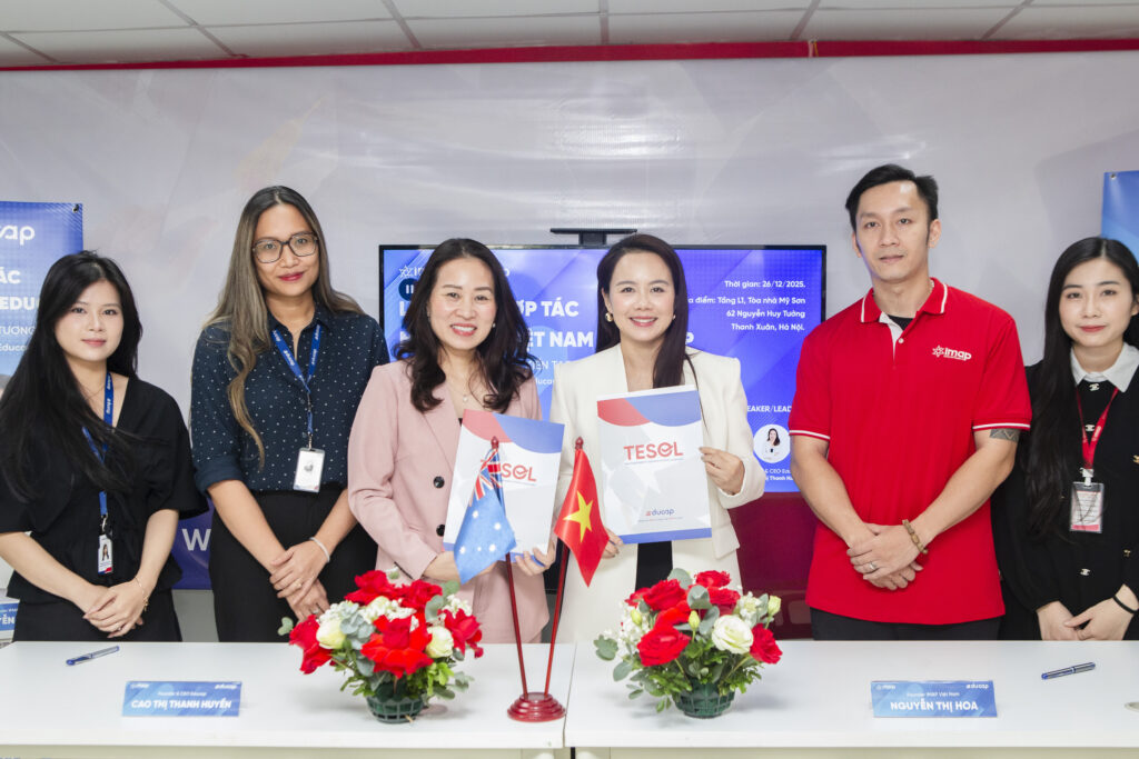 Toàn cảnh lễ ký kết hợp tác Educap IMAP Việt Nam